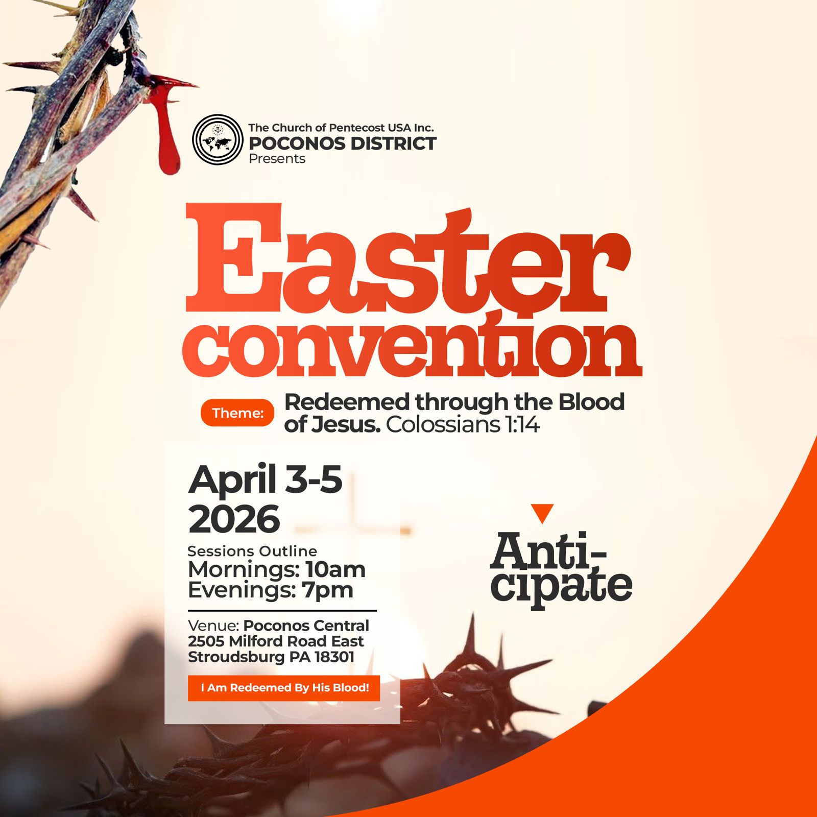 Easter convention - Poconos District